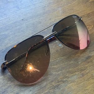 Quay “The Playa” ombré aviators